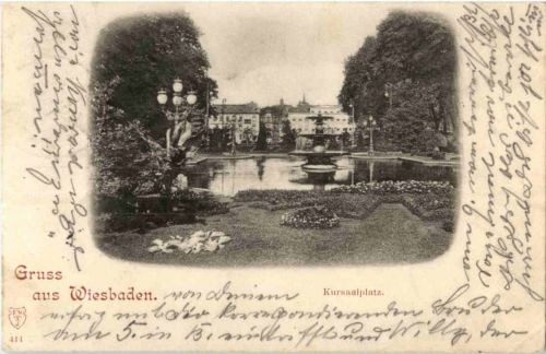 Gruss aus Wiesbaden - Kursaalplatz