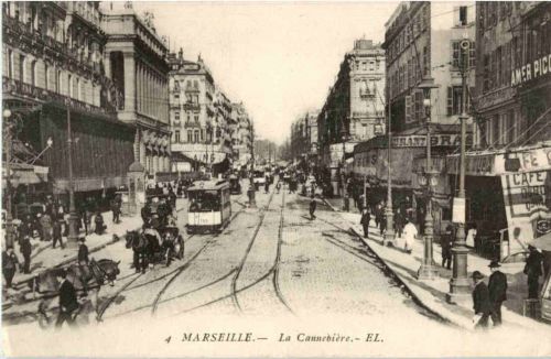 Marseille - La Cannebiere - Tramway