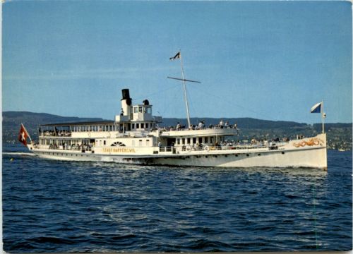 Zürichsee - Raddampfer Stadt Rapperswil
