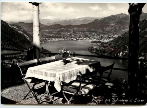 Lugano dal Belvedere di Lanza