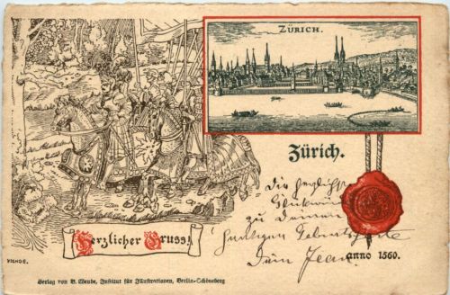 Gruss aus Zürich - anno 1560
