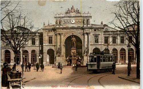 Zürich - Bahnhof - Tram