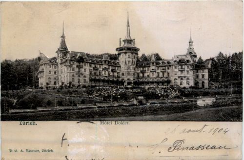 Zürich - Hotel Dolder - Prägekarte