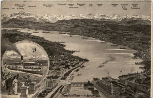 Zürich - Dampfschiffahrt