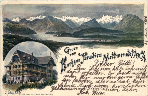 Gruss vom Kurhaus Paradies Mettmenstetten