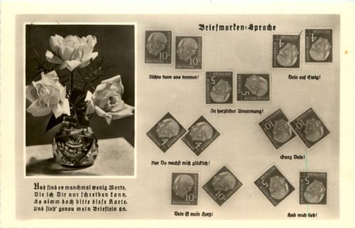Briefmarken Sprache