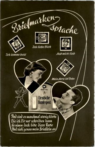 Briefmarken Sprache