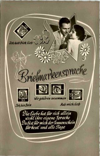 Briefmarken Sprache