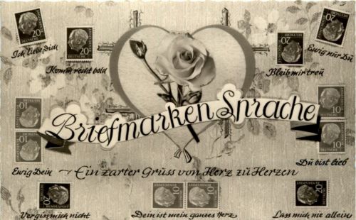 Briefmarken Sprache