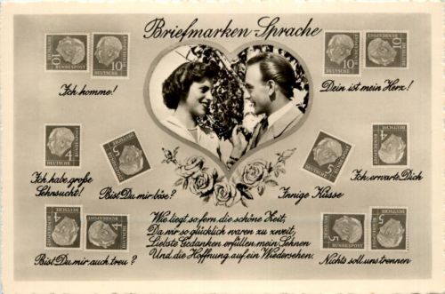 Briefmarken Sprache
