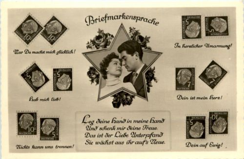 Briefmarken Sprache