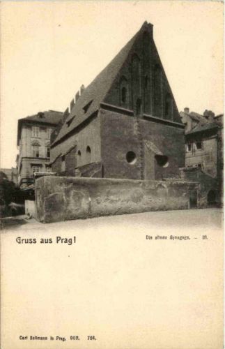 Gruss aus Prag - Die altneu Synagoge