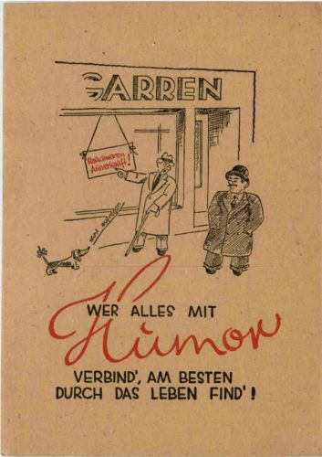 Wer alles mit Humor verbind