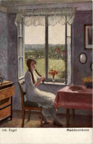 Mädchenträume - sign. Joh. Engel