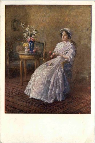 Ein blumengruss - sign. Karl Schuster