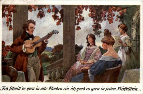 Ich schnitt es gern in alle Rinden ein