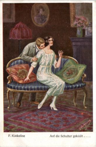 Auf die Schulter geküsst - F. Kaskeline