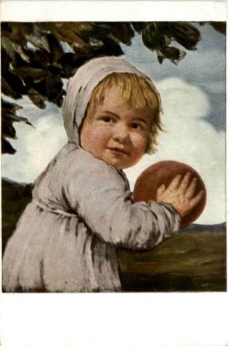 Kind mit dem Ball - Ludw. v. Zumbusch