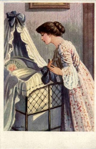 Junge Mutter - W. Franke