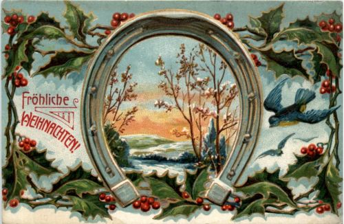 Weihnachten - Prägekarte