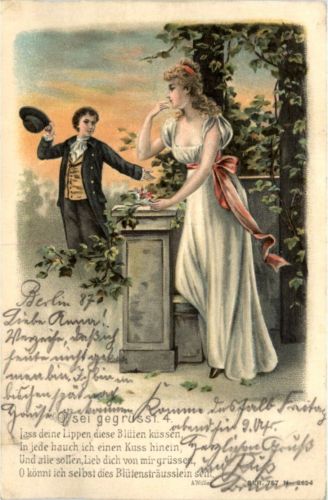 Sei gegrüsst - Prägekarte