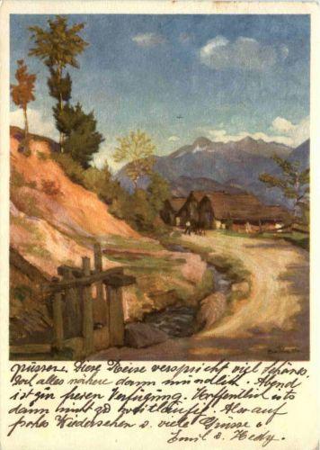 Pro Infirmis - Landschaft bei Arbaz