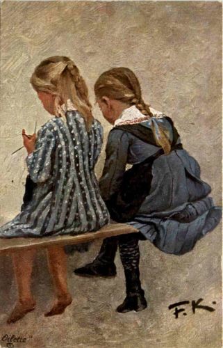 F. K. German Peasant children