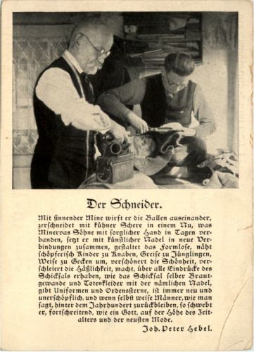 Berlin - Halle des Handwerks 1934 - Der Schneider