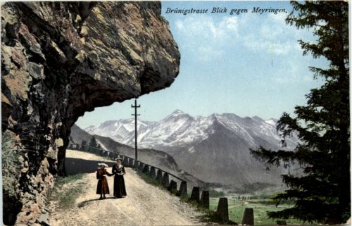 Brünigstrasse - Blick gegen Meyringen