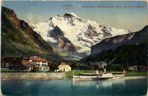 Interlaken - Schiffsankunft