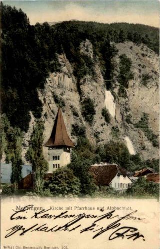 Meiringen - Kirche mit Pfarrhaus