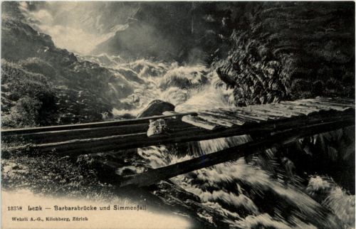 Lenk - Barbarabrücke und Simmenfall