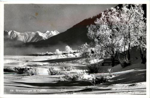 Wintermorgen im Engadin