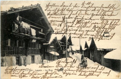 Leysin - La rue