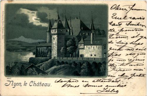 Nyon - Le Chateau - Litho