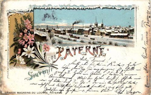 Souvenir de Payerne - Litho