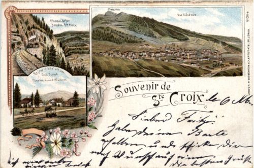 Souvenir de St. Croix - Litho