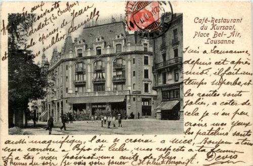 Lausanne - Cafe du Kursaal