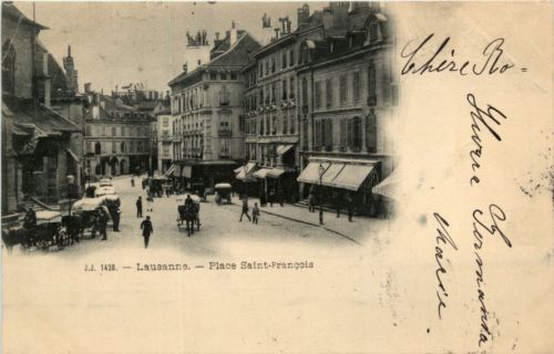 Lausanne - Place Saint Francois