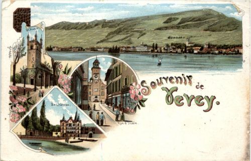 Souvenir de Vevey - Litho