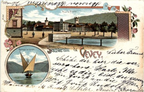 Souvenir de Vevey - Litho