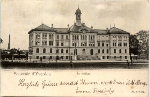 Souvenir d Yverdon - Le college