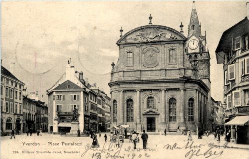 Yverdon - Place Pestalozzi