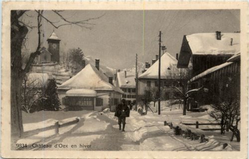 Chateau d Oex en hiver