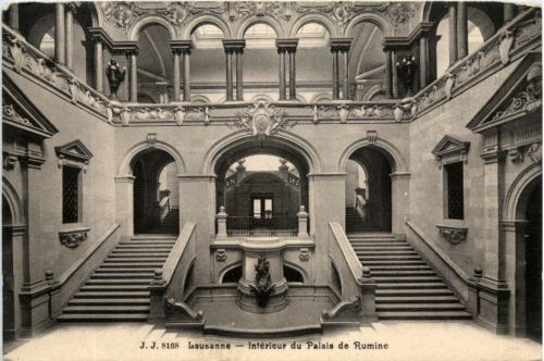 Lausanne - Interieur de Palais de Rumine