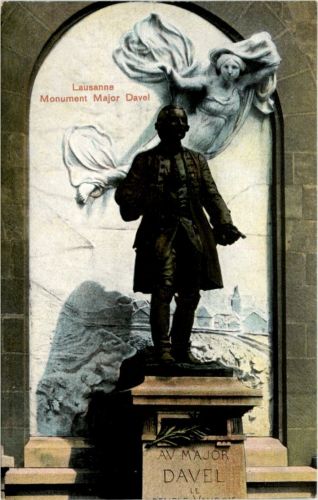 Lausanne - Monument Major Davel