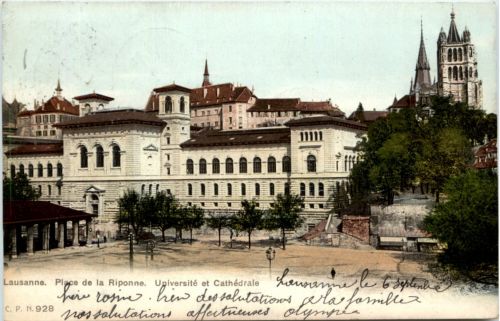Lausanne - Place de la Riponne