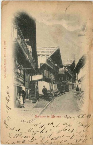Strasse in Brienz