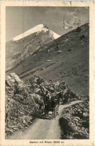 Gemmi mit Altels - Kutsche