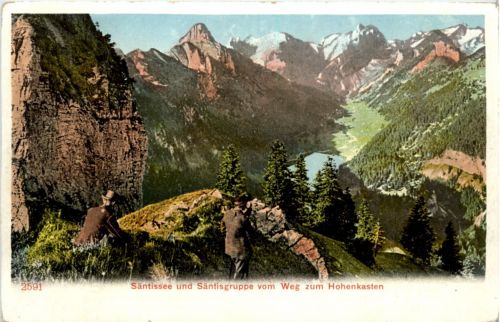 Säntissee vom Weg zum Hohenkasten